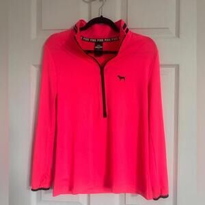 PINK Victoria's Secret Neon Pink Pullover Jacket